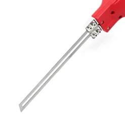 Wiltec Styroporschneider 200W, schnelles Aufheizen mit 4 Klingen 2x 200/150mm, für Styropor, Styrodur & Polystrol-Hartschaum Heißdrahtschneider bis 600°C