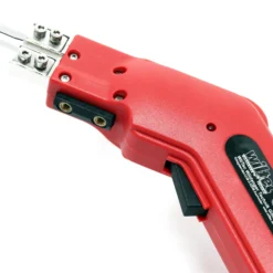 Wiltec Styroporschneider 200W, schnelles Aufheizen mit 4 Klingen 2x 200/150mm, für Styropor, Styrodur & Polystrol-Hartschaum Heißdrahtschneider bis 600°C