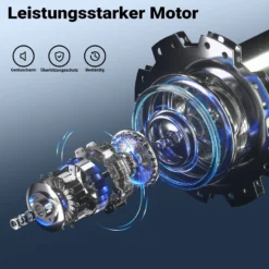 Wiltec Tauchpumpe bis 7500l/h, max. Förderhöhe 6,5m, Schmutzwasserpumpe 400W, Fremdkörper bis 5mm