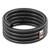 Wiltec Teichschlauch 25m, flexibel, 25mm (1") schwarz - Made in Europe, Saugschlauch Druckschlauch