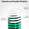 Wiltec Teichschlauch 5m, flexibel, 20mm (3/4") grün - Made in Europe, Saugschlauch Druckschlauch