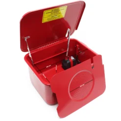 Wiltec Teilewaschgerät 13L aus Stahl 470x360x250mm Teilereiniger mit Pumpe inkl Kleinteilewanne Teilewaschbecken Teilewäscher Waschbecken