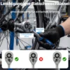 Wiltec 108-teiliger Steckschlüsselsatz Ratschenkasten mit 1/2" (12,5mm) und 1/4" (6,3 mm) Antrieb, Stecknüsse im Knarrenkasten, hochwertige Steckschlüssel für Werkstatt