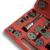 Wiltec 21-teiliges Bremskolbenrücksteller Set 330 x 260 x 55 mm, Bremskolbenrücksetzer Werkzeug, Bremskolben zurückstellen zum Bremsbelag Wechsel