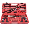Wiltec 25 teiliges Druckluft Ventilfederspanner Ventilfeder Set, Federspanner für Ventilschaftdichtung, Montage und Demontage