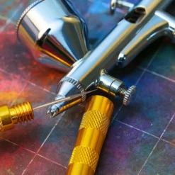 Wiltec 12 teiliges Reinigungs Set für Airbrushpistolen, mit Reinigungsbürsten Ø 3-7 mm, Düsennadeln, Reinigungsnadel, Airbrush Zubehör zur Reinigung