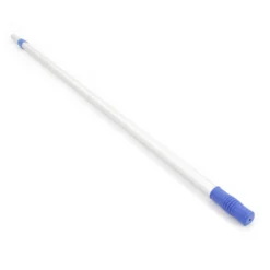 Wiltec Teleskopstange ausziehbar 129-236 cm, 26 mm Anschlussmaß, Teleskopstiel für passende Bürsten, Aufsätze, flexible Teleskop Stange