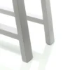 Wiltec Tischbeine 2er Set aus Stahl 70x72cm Grau in A-Form Industrial Vierkantrohr Tischkufen Tischgestell Tischuntergestell Möbelkufen