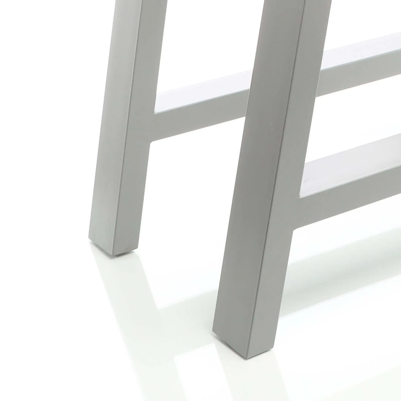 Wiltec Tischbeine 2er Set aus Stahl 70x72cm Grau in A-Form Industrial Vierkantrohr Tischkufen Tischgestell Tischuntergestell Möbelkufen