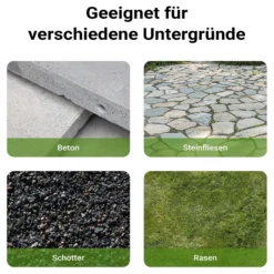 Wiltec Torrolle mit Bremse bis 150 kg Traglast, Torlaufrolle mit robustem Rad, Schiebetorrolle aus Stahl, Lenkrolle für Schiebetor und Gartentor