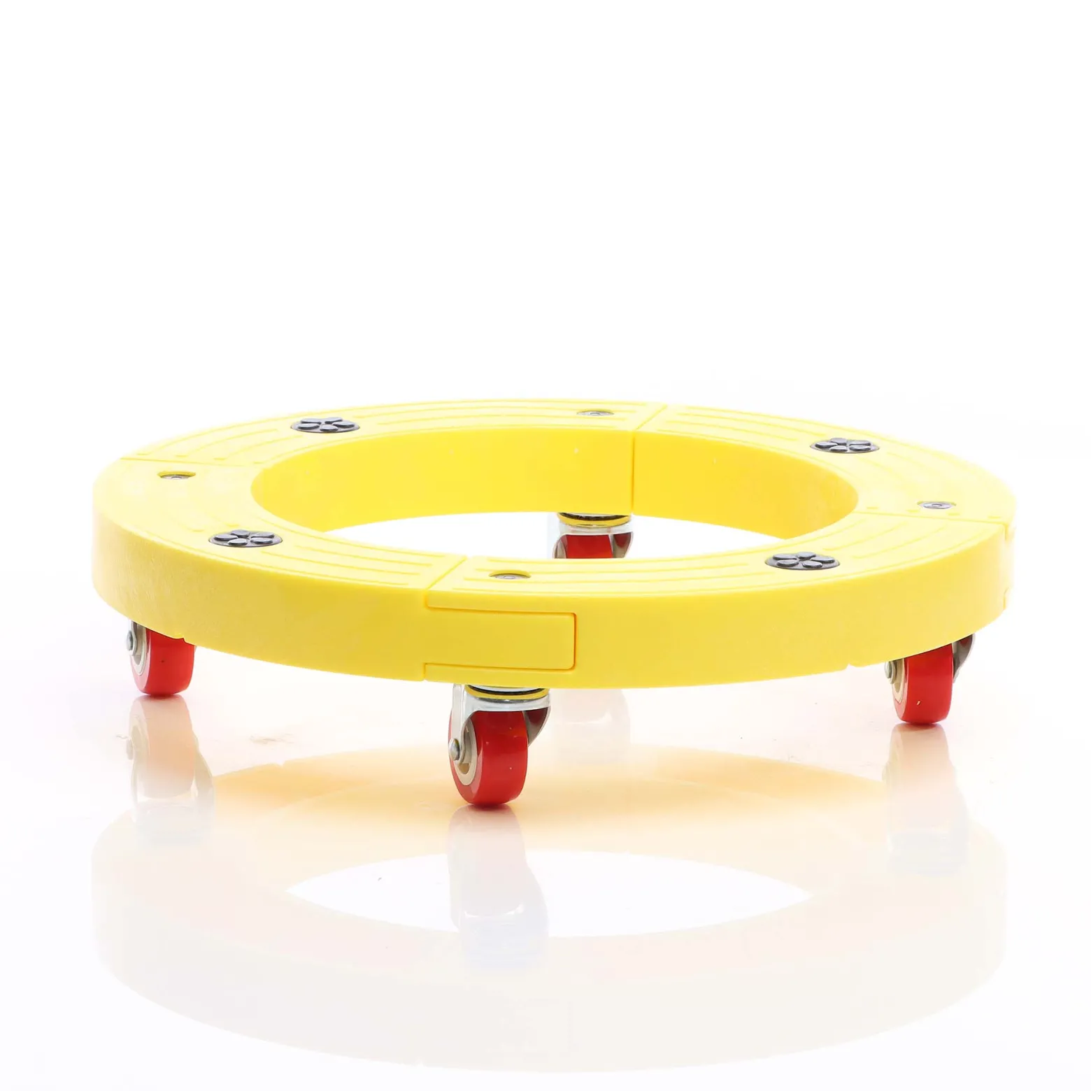 Wiltec Transportroller 136 kg 405 mm, rund, Möbelroller, Rollbrett mit 4 Lenkrollen, Möbelhund als Umzugshilfe
