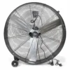 Wiltec Trommelventilator 90 cm 360 W Bodenventilator mit Kabel und Räder, 3 Geschwindigkeitsstufen, Windmaschine