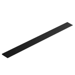 Wiltec Türschwellenrampe 900x80x8 mm für Rollstuhl & Rollator, schwarz, Rollstuhlrampe aus Vollgummi, rutschfeste Oberfläche, Bordsteinrampe kürzbar