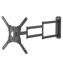 Wiltec TV-Halterung 23"-65", TV Wandhalterung schwenkbar bis 35 kg, platzsparende Fernsehhalterung