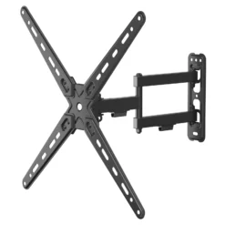 Wiltec TV Halterung 13"–55", TV Wandhalterung schwenkbar bis 25 kg, platzsparende Fernsehhalterung, Fernseher Wandbefestigung einfache Installation