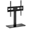 Wiltec TV Ständer für 37"-75", Fernseherständer bis 40 kg, schwenkbare Fernsehhalterung max. VESA 600 x 400, freistehender Bodenständer ohne Bohren