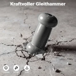 Wiltec Universal Ausbeulwerkzeug 11-tlg., Ausbeulsatz mit Schlaghammer Gleithammer und Zubehör, Ausbeulhammer zum Dellen Ausbeulen