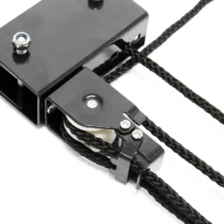 Wiltec Universal Deckenlift bis 45 kg Tragkraft, Fahrradlift mit Haken und Flaschenzug, Seilzugsystem als Halterung für Fahrräder, Kanus, Kajaks und mehr