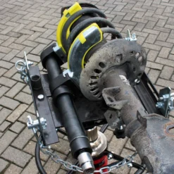 Wiltec Universal Federspanner Set für MacPherson Federbeine, Spannkraft ca. 1000 kg, Feder Montage für viele Automarken, Tuning Satz