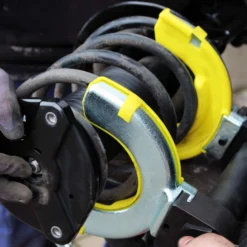 Wiltec Universal Federspanner Set für MacPherson Federbeine, Spannkraft ca. 1000 kg, Feder Montage für viele Automarken, Tuning Satz