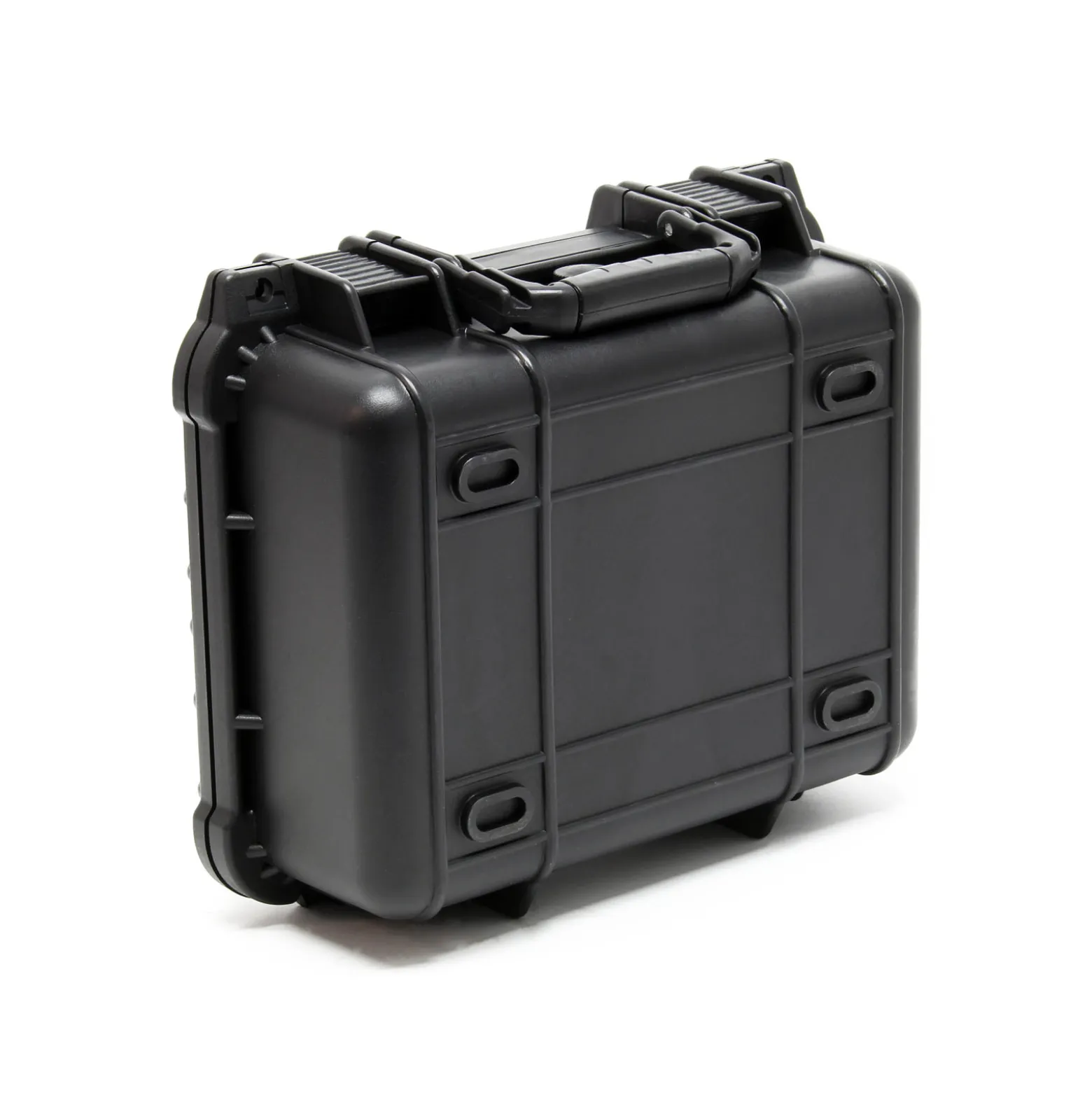 Wiltec Universalkoffer 35x29,5x15 cm schwarz, Schutzkoffer wasserdicht mit Druckausgleichsventil & anpassbaren Schaumstoffmatten