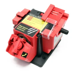 Wiltec Universal Schleifmaschine 65 W, Schärfmaschine für Messer, Schere und Bohrer, Werkzeug u. a. zum Messer schleifen und Stemmeisen schärfen