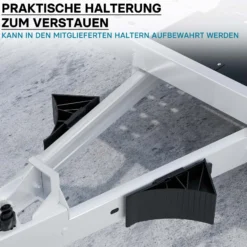 Wiltec Unterlegkeile Anhänger 2 Stück bis 1,6t Unterlegkeile Wohnmobil 220x90x110mm für verschiedene Reifengrößen, mit 2 Halterungen und Schrauben