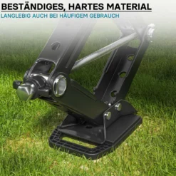 Wiltec Unterlegplatten Set für Stützblöcke, 225 x 165 x 20 mm, aus HDPE, 4 Stützplatten für Wohnwagen, Wohnmobil und Anhänger
