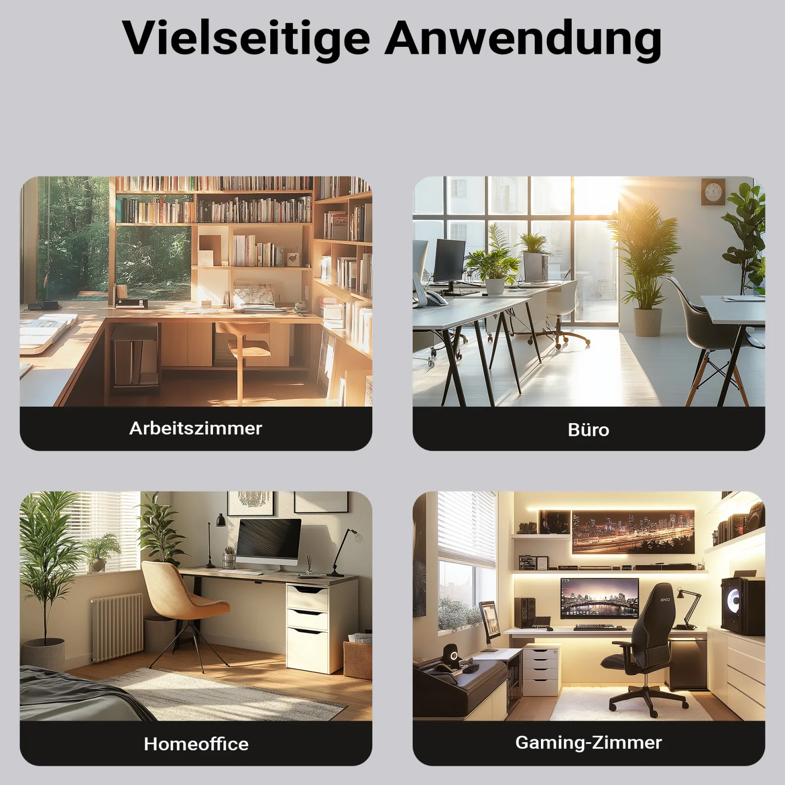 Wiltec Untertisch PC-Halterung mit Gleitschiene 360° Schwenkbar für Computer-Gehäuse bis 10kg