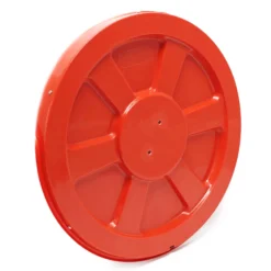 Wiltec Verkehrsspiegel 60 cm konvex, runder Sicherheitsspiegel mit 160-160° Sichtfeld, Konvexspiegel aus Polycarbonat, Überwachungsspiegel für Ausfahrten inkl. Montagematerial