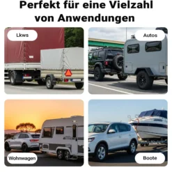 Wiltec Verlängerungskabel 3 m 7-polig auf 13-polig, Anhängerkabel PVC, robustes Elektrokabel mit Stecker & Buchse, Verlängerungskabel für Anhänger und Wohnwagen