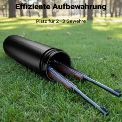 Wiltec Waffen Köcher wasserdicht korrosionssicher 1200 x 320 x 320 mm, Waffenbehälter aus Polypropylen, Röhrenköcher für Gewehre, Pfeile, Angelruten und Stative