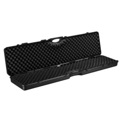 Wiltec Waffenkoffer 138 x 34 x 13,5 cm für Langwaffen, Gewehrkoffer mit Rasterschaumstoff für sicheren Transport, Langwaffenkoffer mit hoher Traglast und Tragegriff