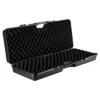 Wiltec Waffenkoffer 88 x 34 x 13,5 cm für Langwaffen, Gewehrkoffer mit Rasterschaumstoff für sicheren Transport, Langwaffenkoffer mit hoher Traglast und Tragegriff