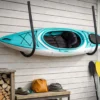 Wiltec Wandhalter bis 45 kg Tragrkaft, Deckenhalterung für Kanus, Kajaks, SUP und mehr, Hängevorrichtung für Decken- und Wandmontage