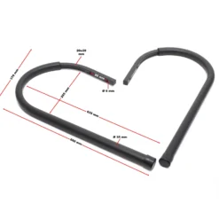 Wiltec Wandhalter bis 45 kg Tragrkaft, Deckenhalterung für Kanus, Kajaks, SUP und mehr, Hängevorrichtung für Decken- und Wandmontage