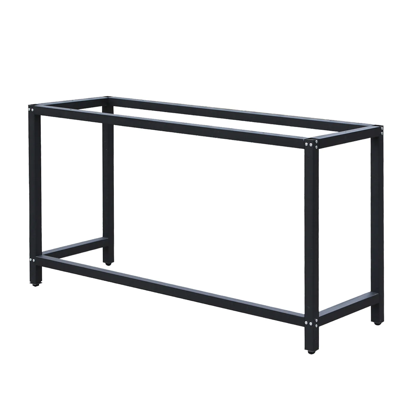 Wiltec Werkbankgestell 100 x 50 x 80 cm, Tischgestell belastbar bis 250 kg, Werkbank Untergestell mit höhenverstellbaren Füßen bis 83,5 cm