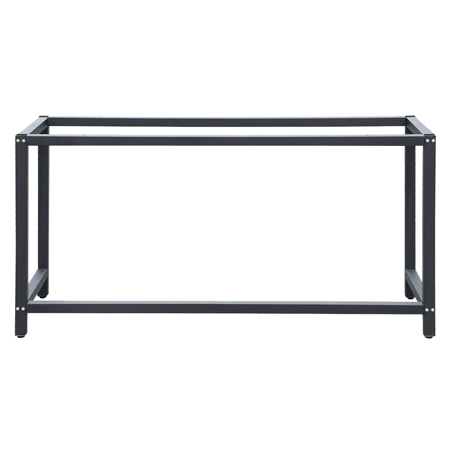 Wiltec Werkbankgestell 125 x 50 x 80 cm, Tischgestell belastbar bis 250 kg, Werkbank Untergestell mit höhenverstellbaren Füßen bis 83,5 cm