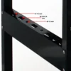 Wiltec Werkbank 100 x 60 x 76 cm klappbar, Werktisch faltbar, linierter Arbeitstisch bis 150 kg belastbar, Werkstatteinrichtung aus Stahl und Holz