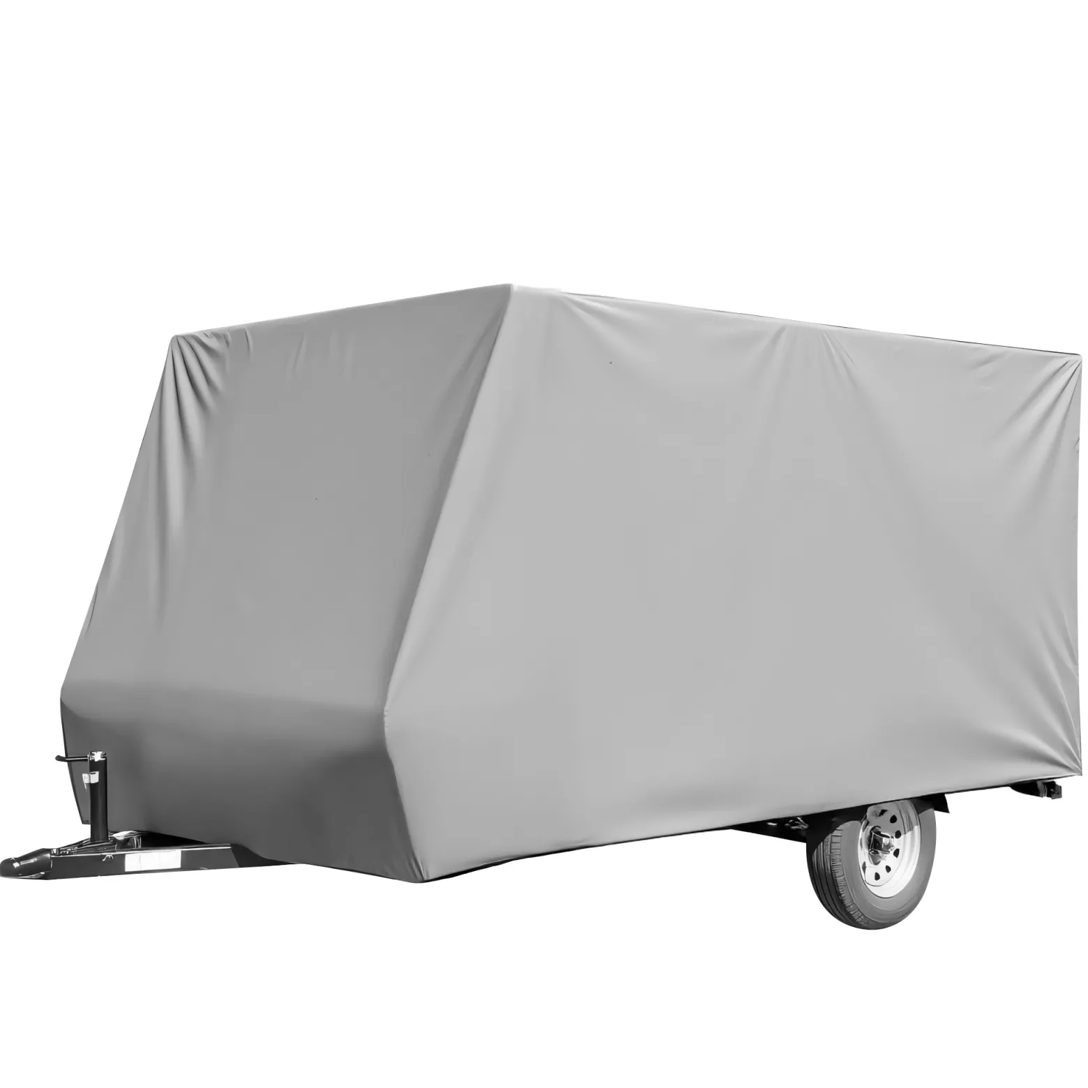 Wiltec Wohnwagen Schutzhülle Größe M 520 x 225 x 220 cm Plane, Abdeckplane für Caravan und Wohnmobil, Wohnwagenplane aus PP, Schutzhaube Abdeckung