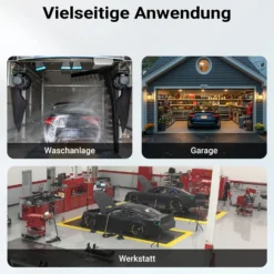 Wiltec 2x Auffahrrampe bis 2 t je Paar 905 x 295 x 278 mm, Auffahrbock für Fahrzeuge, Wartungsrampe aus Stahl