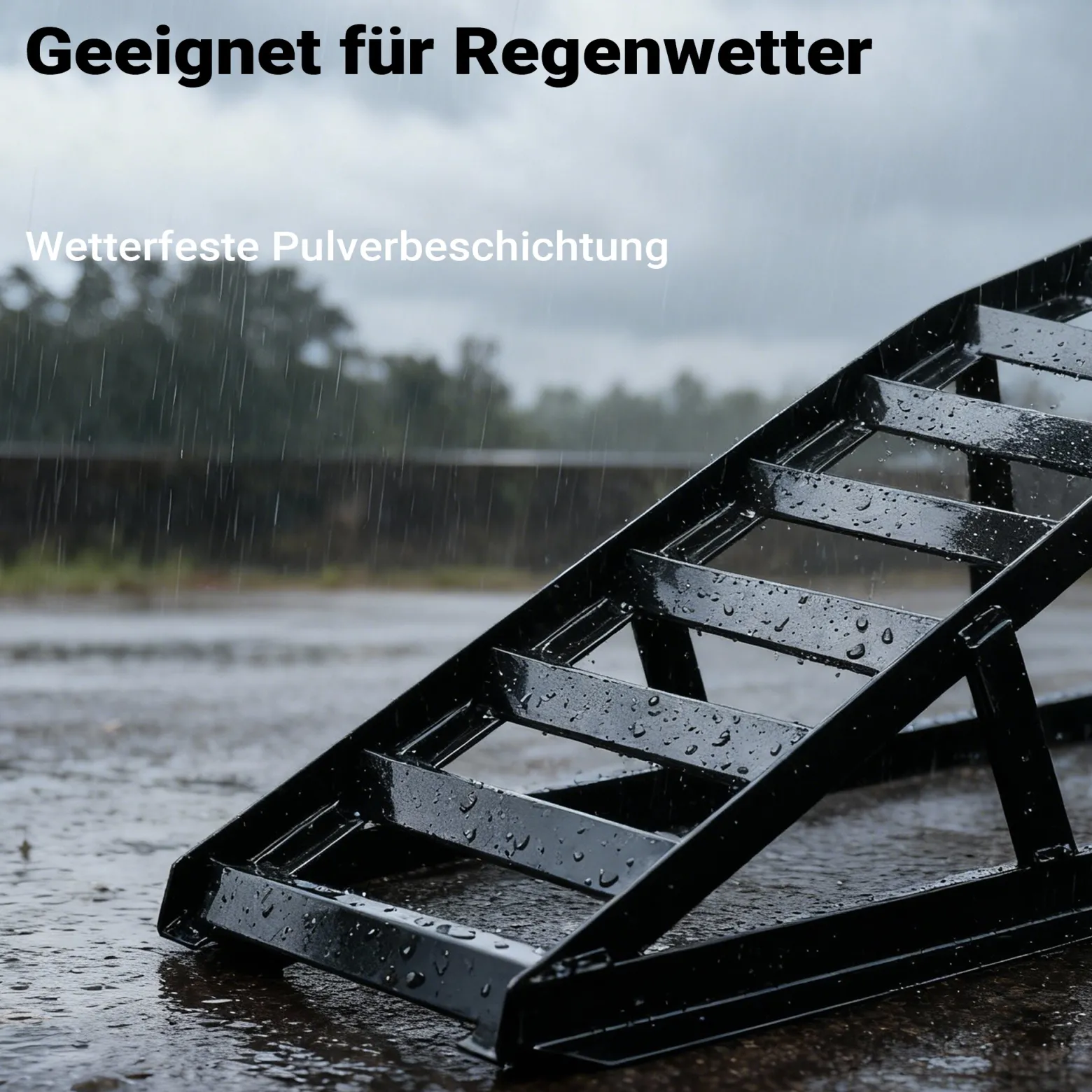 Wiltec 2x Auffahrrampe bis 2 t je Paar 830 x 262 x 270 mm, Auffahrbock für Fahrzeuge, Wartungsrampe aus Stahl