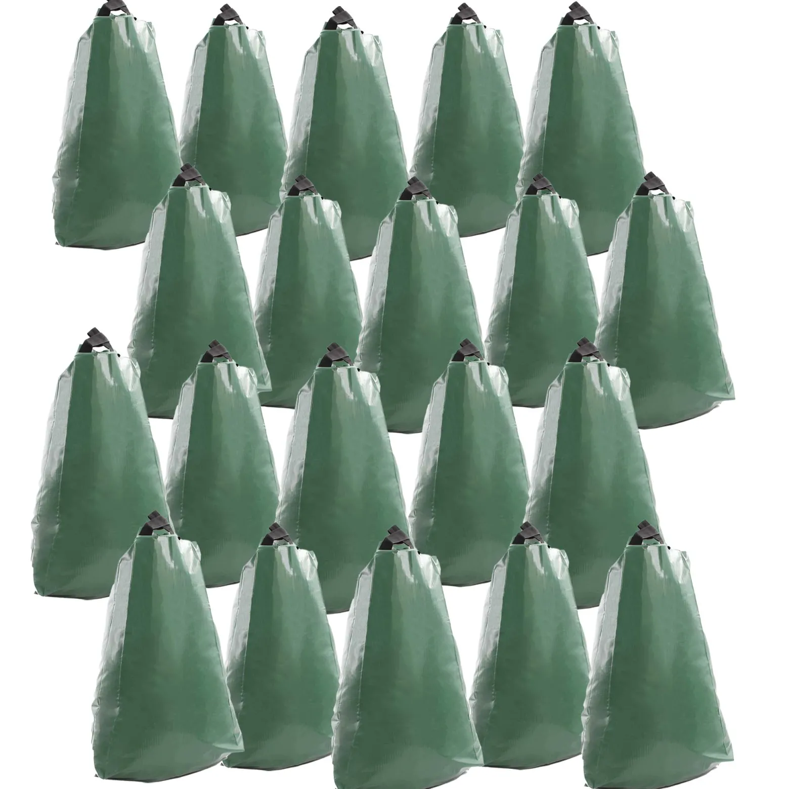 Wiltec 20x Baumbeutel 75L, Wassersack für 35-40 mm dicke Bäume, Bewässerungssack aus PVC für Bäume zur langfristigen Wasserabgabe bei Trockenheit