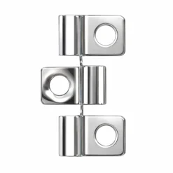Wiltec 50x Edelstahl Clips 7mm Terrassendielen Montage, für 7mm Seitennut, Befestigungsklammer aus Edelstahl