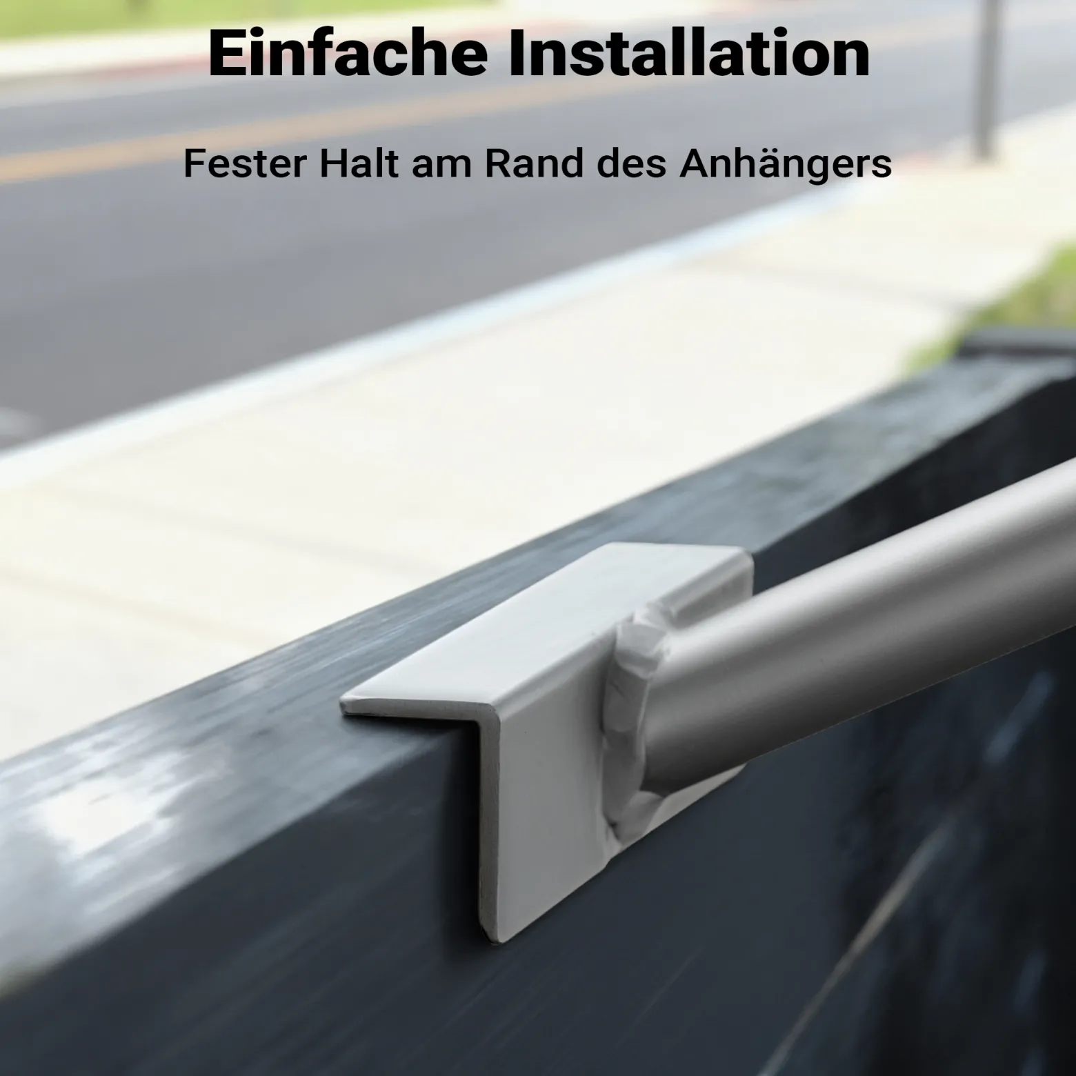 Wiltec 3x Flachplanenbügel 108-150 cm für Anhänger, verstellbare Aluminiumbügel für Anhängerplanen, Planenspanner für Flachplanen