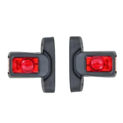 Wiltec 2x 4 LED Marker Begrenzungsleuchte 12V, Positionsleuchte für Anhänger, energiesparende Seitenmarkierungsleuchte