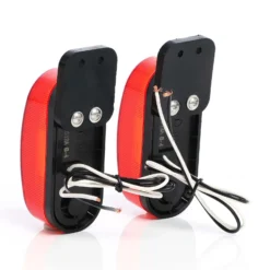Wiltec 2x 6 LED Positionsleuchte, Umrissleuchte für Anhänger 2er Set, Begrenzungsleuchte für Wohnwagen, Anhängerbeleuchtung mit E-Prüfzeichen