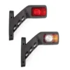 Wiltec 2x 4 LED Seitenleuchte 24V kurze Begrenzungsleuchte für Anhänger Positionsleuchte für LKW
