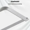 Wiltec XL Knochensäge 43cm Sägeblatt, Handsäge zum sägen von Knochen für Jäger Metzger Gastronomen Fleischsäge Fleischersäge