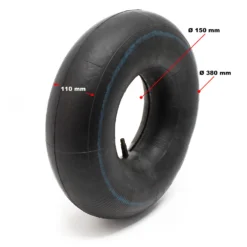 Wiltec 2x Luftschlauch Aufsitzmäher 15x6.00-6 Reifenschlauch Ventil gerade Rasentraktor